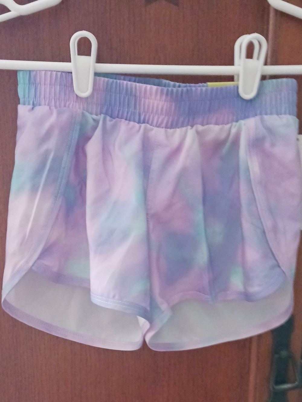 NEW!! Girls' Purple Tie-Dye Athletic Shorts